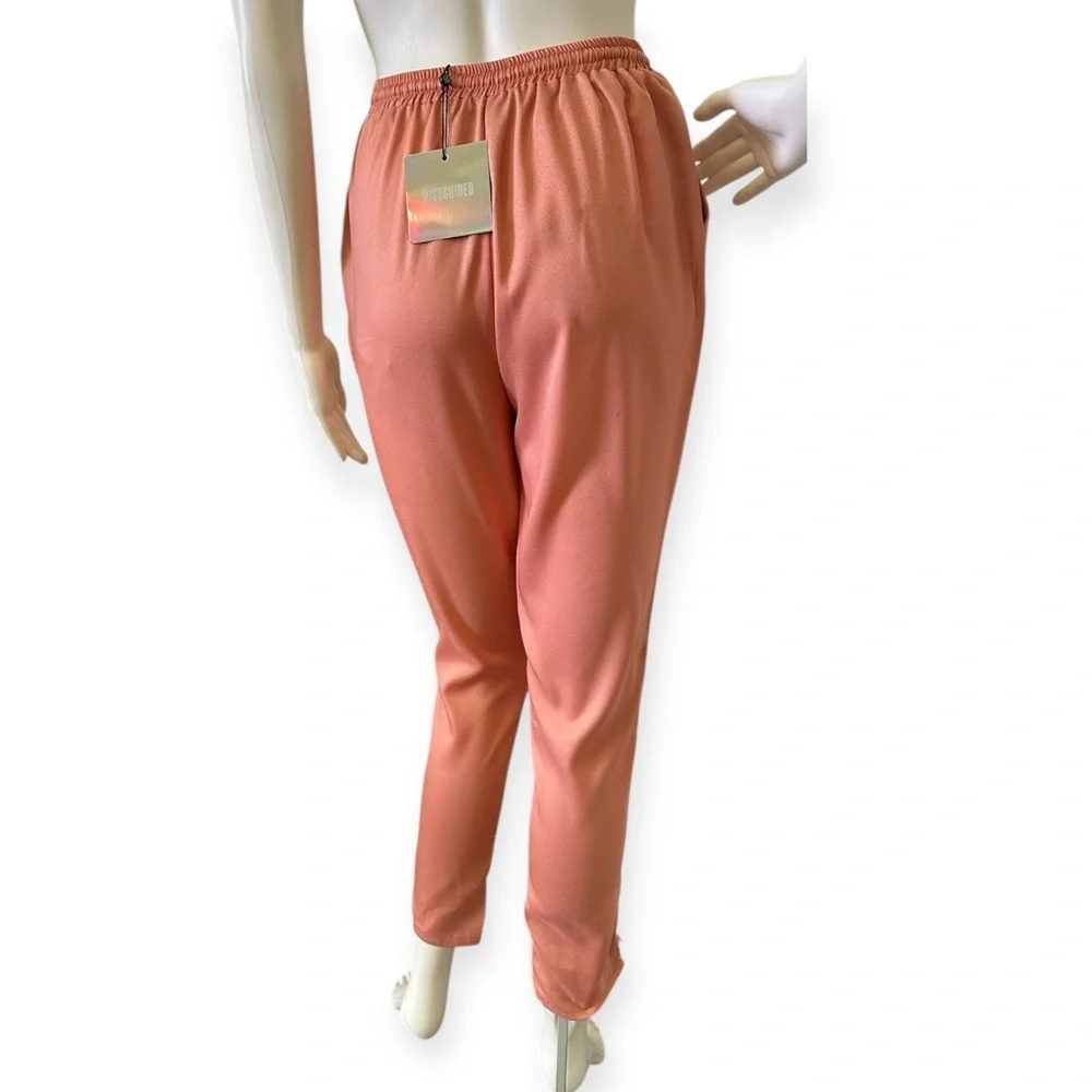 Tab Pink Drawstring Pants